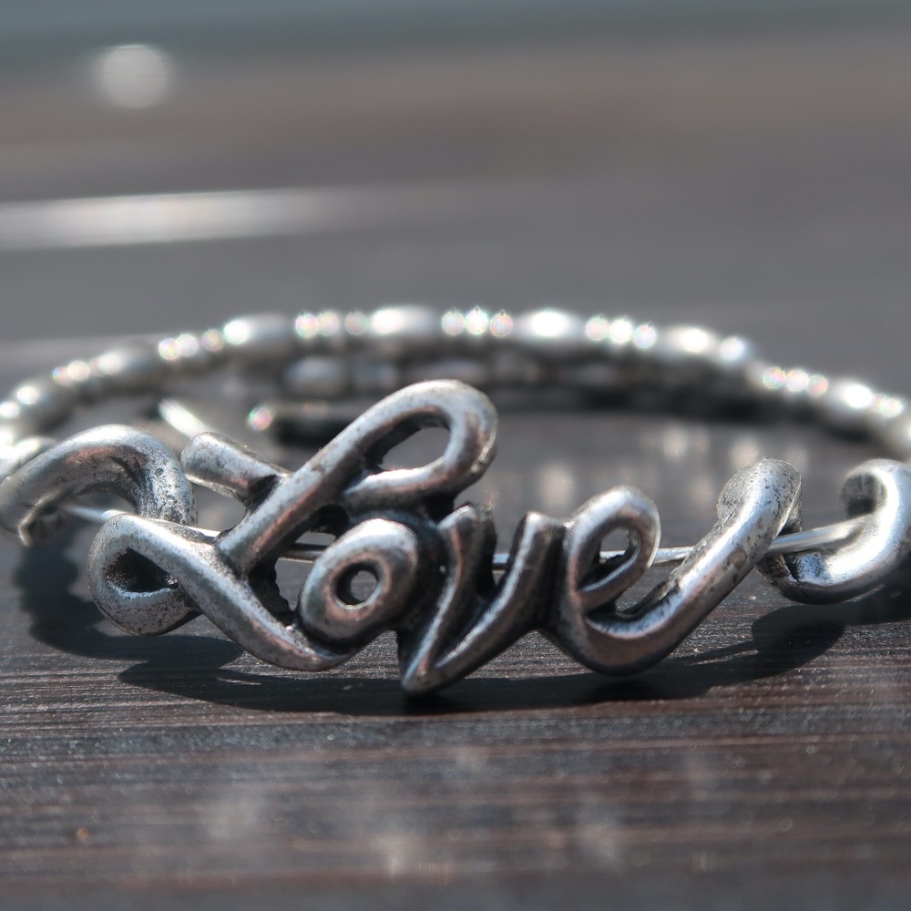 Alex and Ani- adjustable love bracelet- WILL ACCEPT OFFER